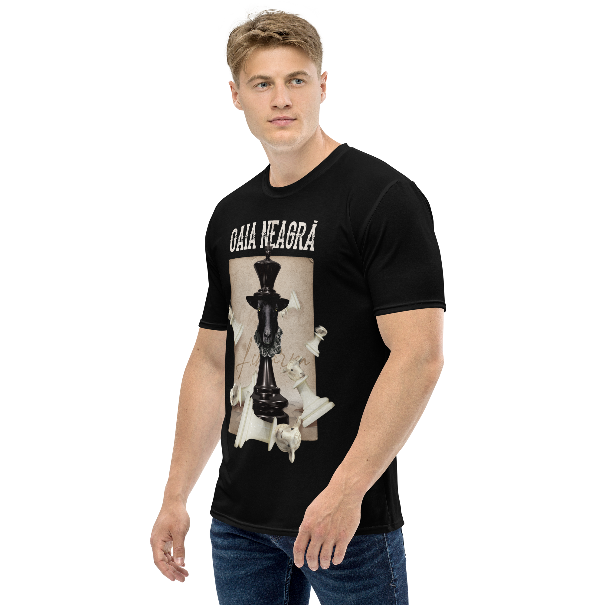 Tricou Negru - Sah